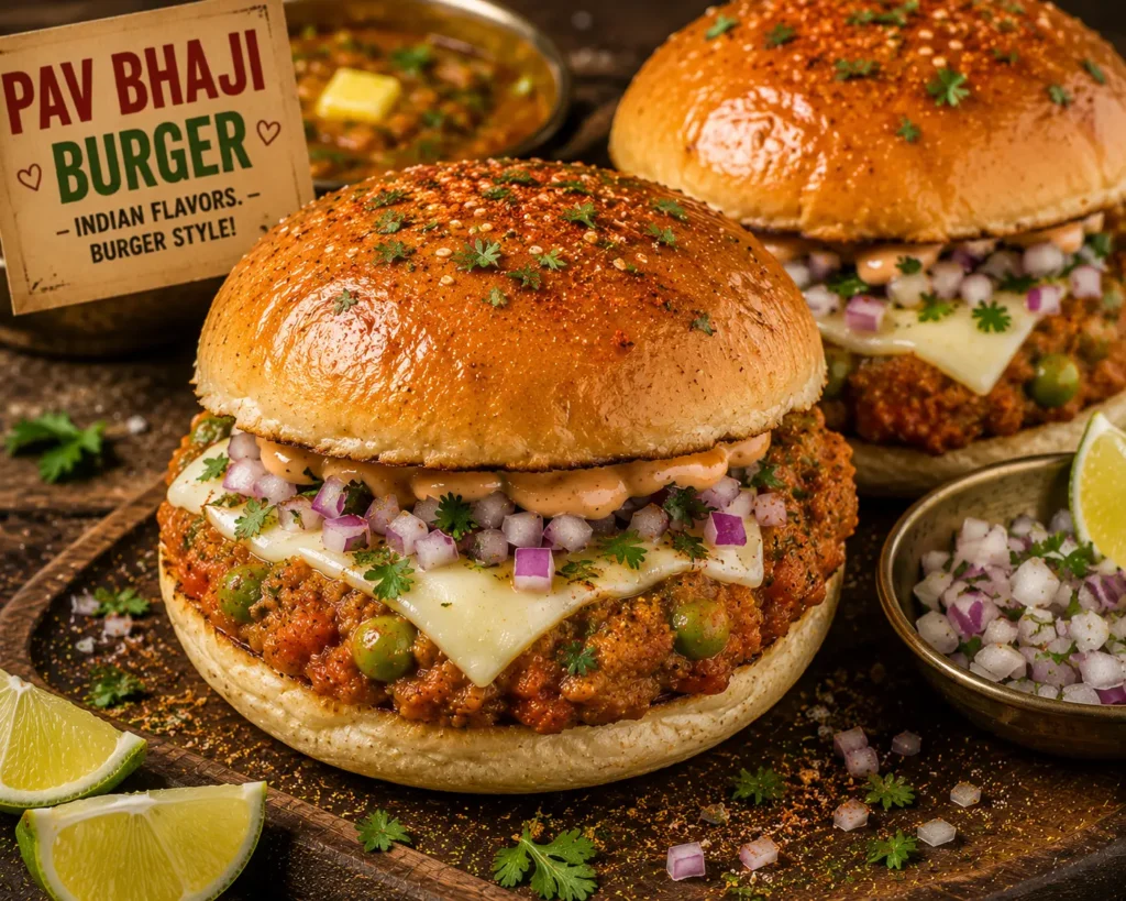 Pav Bhaji Burger