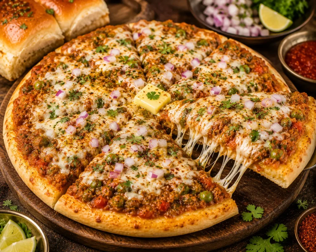 Pav Bhaji Pizza